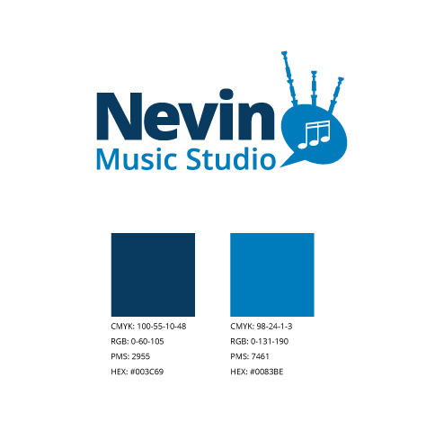 Nevin Music Studio Color Palette